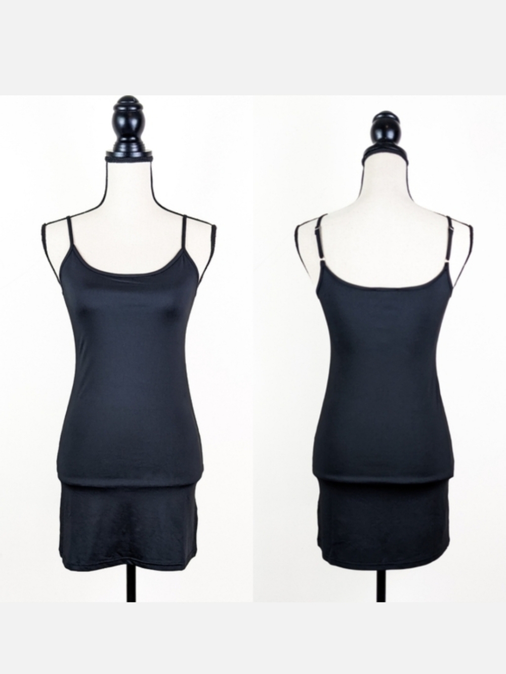 NWT Blu Pepper Stretchy Cami Dress, Black, Size Small🌼